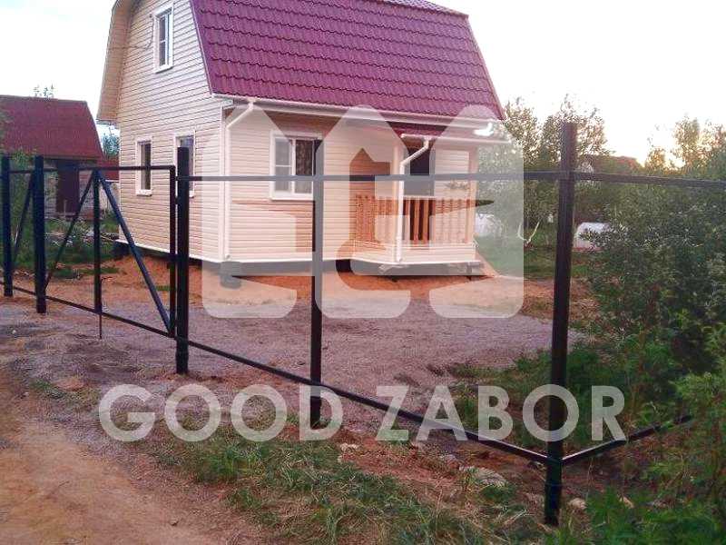 Заборы на винтовых сваях